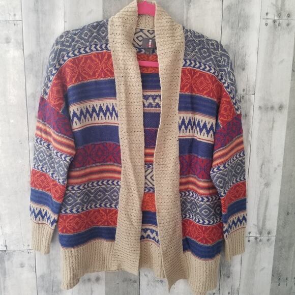 Buffalo Jeans Aztec Cardigan Sweater - Picture 3 of 5